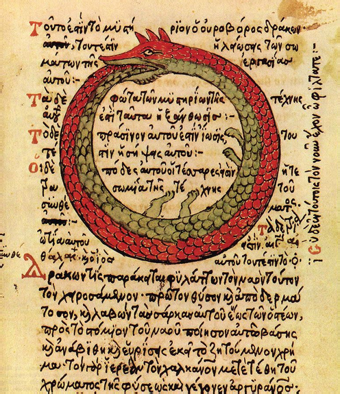 Ouroboros, Folio 196 of Codex Parisinus Graecus 2327